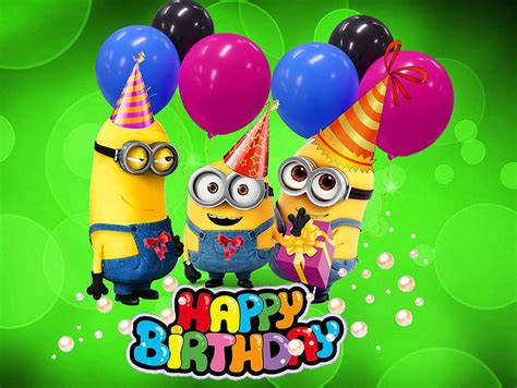 640x480px globos dibujos animados feliz cumpleaños minions birtay