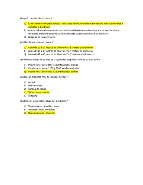 Examen de muestra práctica 2018 preguntas y respuestas En qué