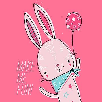 T Shirt Printing Clipart Hd Png Hand Drawn Cute Bunny For T Shirt