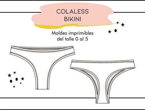 Molderia Imprimible Colaless Bikini Moldes En Casa