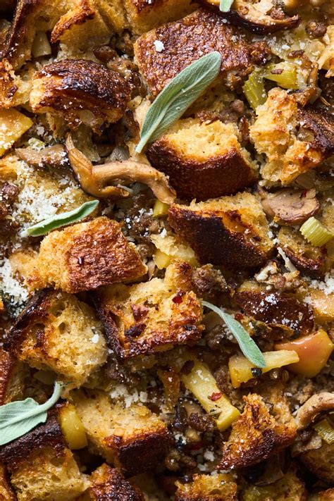 Apple And Sausage Sourdough Stuffing The Best Ever Stuffing Recipe