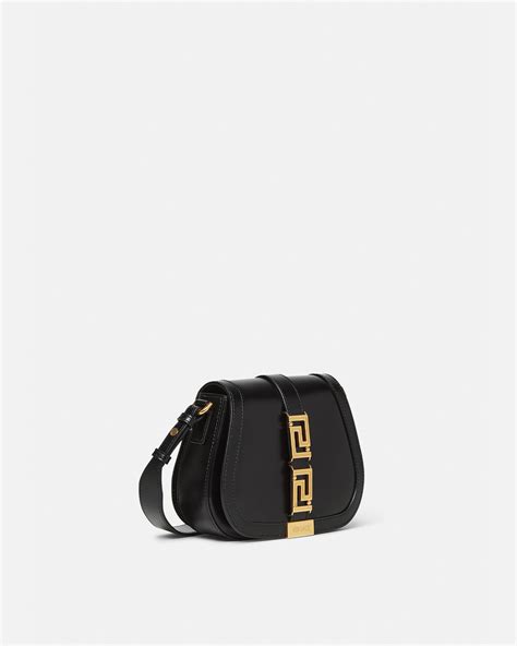 Borsa A Spalla Piccola Greca Goddess Nero Oro Versace It