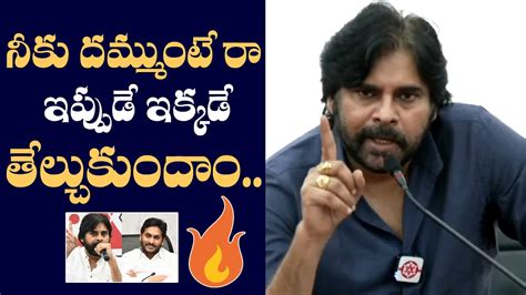 Pawan Kalyan Serious Warning To Ap Cm Ys Jagan Janasena Party