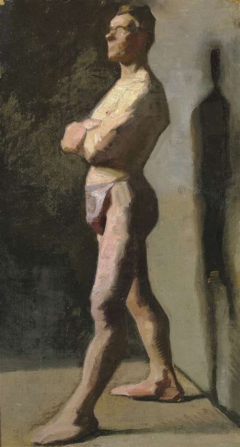 Academic study of a male nude Krøyer 1 PICRYL Public Domain Search