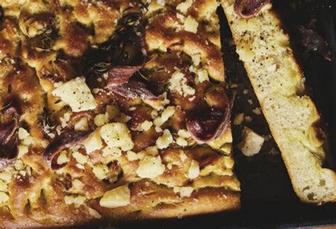 Parmesan Focaccia Confit Garlic And Rosemary You Gotta Make This