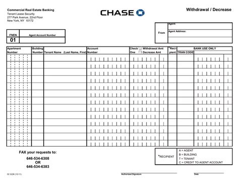 Chase Bank Printable Deposit Slip Template - Templates Printable Free