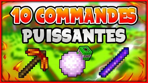 Top Meilleurs Commandes Puissantes Minecraft Youtube