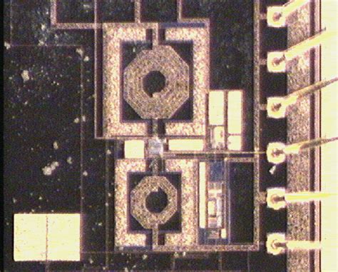 Die Micrograph Of The Cmos Lna Download Scientific Diagram