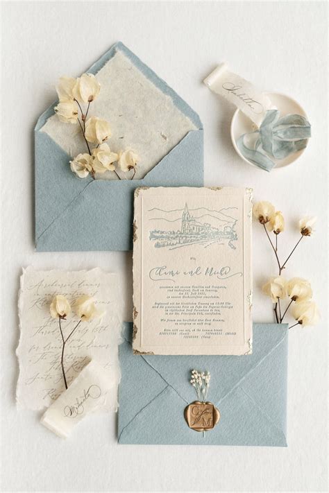 Best Gold Leaf Letterpress Wedding Invitation Handmade Paper