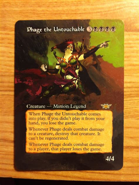 Altered Mtg Card Phage The Untouchable By Mspaldin On Deviantart