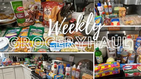 Huge Weekly Grocery Haul Kroger Walmart And Aldi Youtube