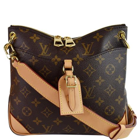 Louis Vuitton Odeon Pm Nm Monogram Canvas Shoulder Bag Natural