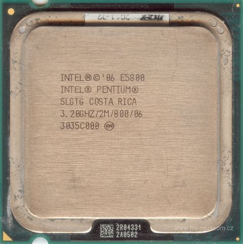 Intel Pentium E Hardware Museum