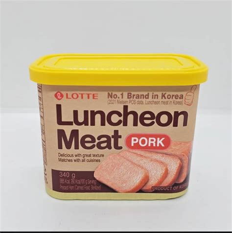 Lotte Luncheon Meat 韩国乐天午餐肉 340g New Product Made in Korea NON