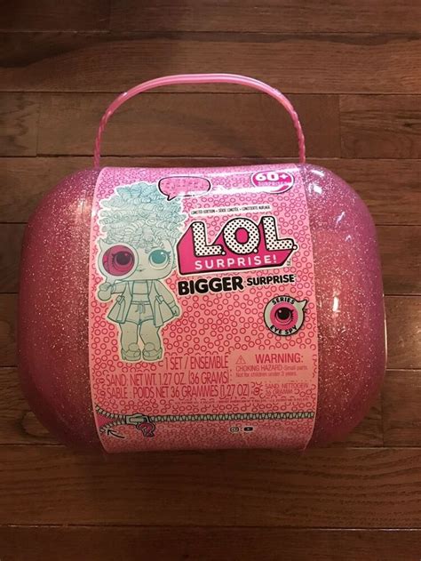 Lol Surprise Limited Edition Large Pink Glitter Carry Case 60 Doll