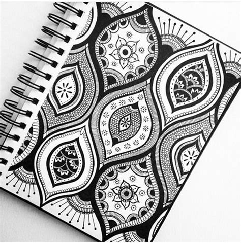 Absolutely Beautiful Zentangle Patterns For Many Uses Page Of