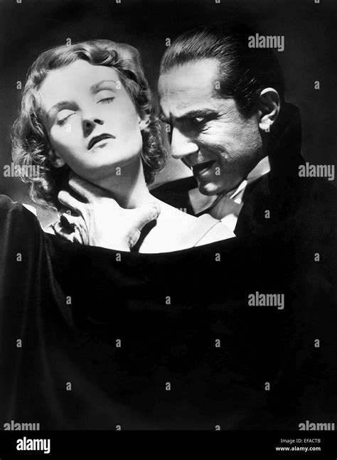 Helen Chandler Bela Lugosi Dracula 1931 Stock Photo Alamy