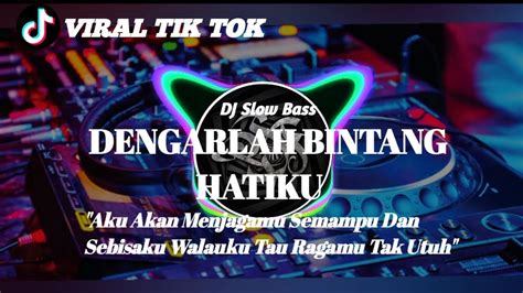 Dj Dengarlah Bintang Hatikudj Slow Bass Angklungrisfa Music Youtube