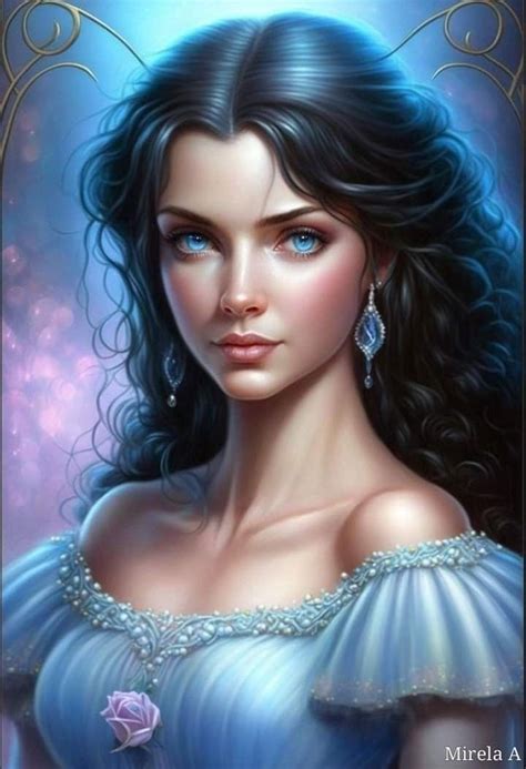 Pin By Aichabh On Portrait And Art Digital 🎨 ️ Digital Art Girl Beautiful Fantasy Art Female Art