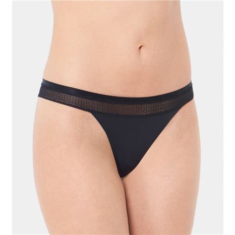 Tanga Noir Sloggi Lemon Curve