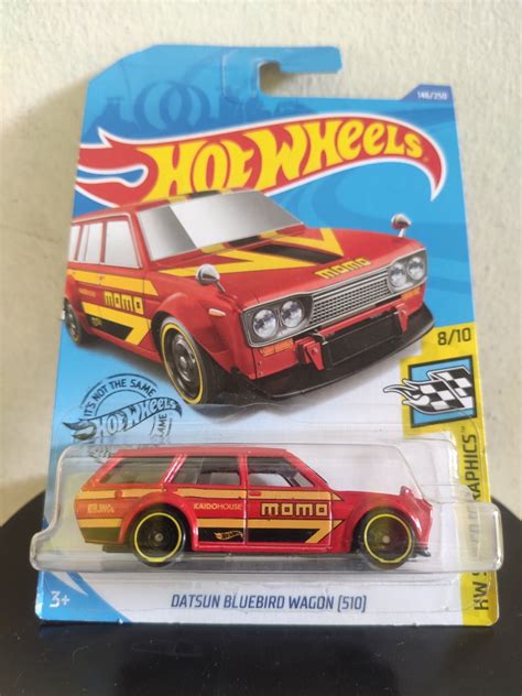 Hot Wheels Datsun Bluebird Wagon Red Hobbies Toys Toys