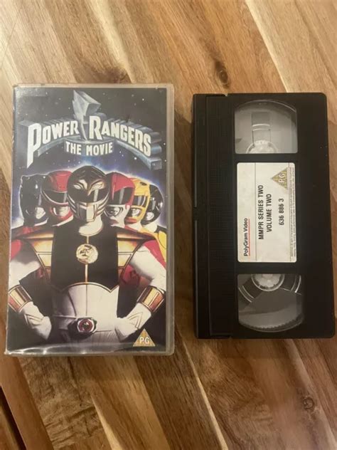 Mighty Morphin Power Rangers The Movie Vhs Clamshell Animated