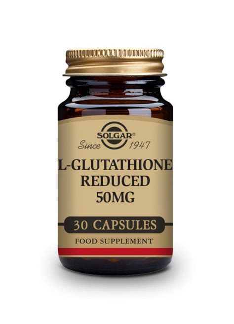 L Glutathione Reduced 50 Mg Solgar Natural Balance Since 1993