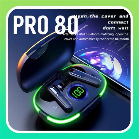 Pro Tws Air Pro Fone Bluetooth Earphones Wireless Headphones Led