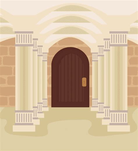 Fairytale Castle Door Vector Design 素材 Canva可画