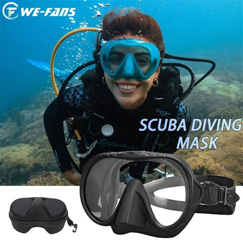 Professional Scuba Diving Masks Snorkeling Set Adult Free Diving Goggles Silicone Skirt