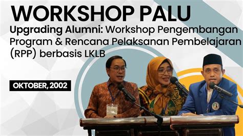 Workshop Palu Oktober 2022 Pengembangan Program Dan Rencana