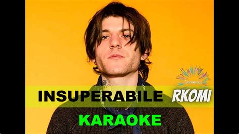 INSUPERABILE KARAOKE RKOMI Cover Test YouTube