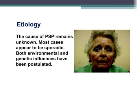 Progressive Supranuclear Palsy Presentation Ppt