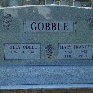 Double Companion Black Granite Upright Headstone - DGUH 019 (Back View ...