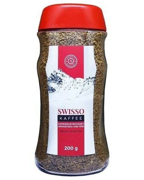 Кава розчинна Swisso Kaffe Reich Rosten 200 грам