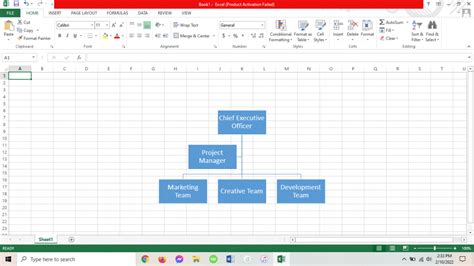 How To Create An Org Chart In Excel Venngage