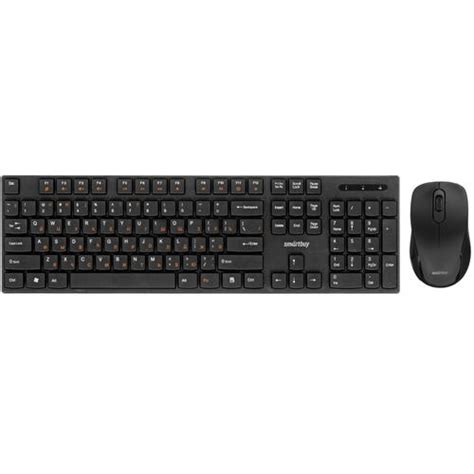 Купить Клавиатура+мышь беспроводная Smartbuy SBC-240385AG-K черный в ...