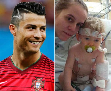 Cristiano Ronaldo faz penteado em homenagem a fã operado ao cérebro