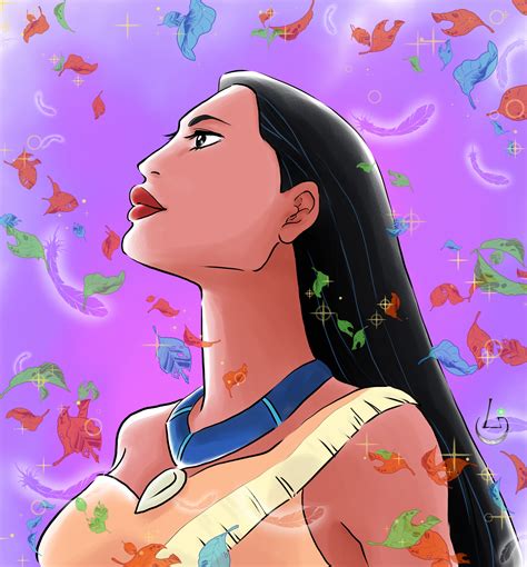 Pocahontas Disney Portrait