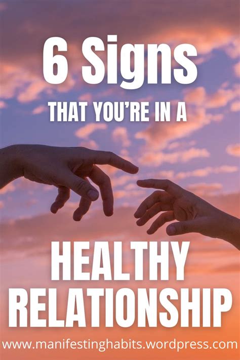 6 Signs Of A Healthy Relationship