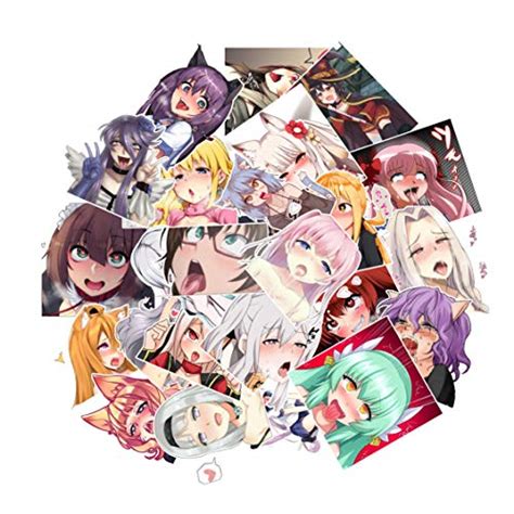 Mua Ahegao Colored Lust Face Anime Waifu Lewd Stickers 25 PCS Vinyl