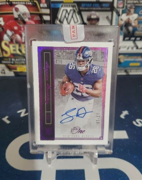 Panini One Rookie Autographs Redemption Saquon Barkley