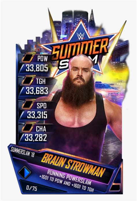 Braunstrowman S Summerslam Wwe Supercard Summerslam