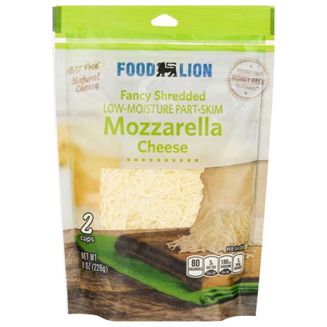 Save On Food Lion Mozzarella Cheese Fancy Shredded Natural Order Online Delivery Food Lion