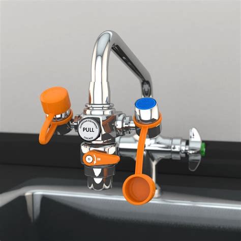 Guardian G1200 Eyesafe Faucet Mounted Eyewash Station With Faucet