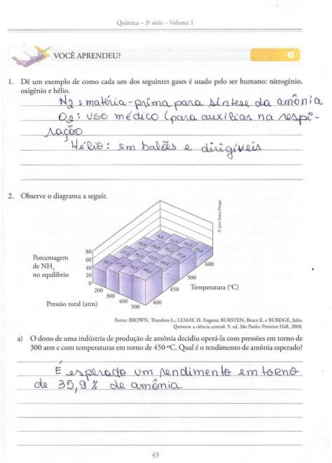 Qu Mica Roberta Corre O Dos Exerc Cios Do Caderno Do Aluno A C