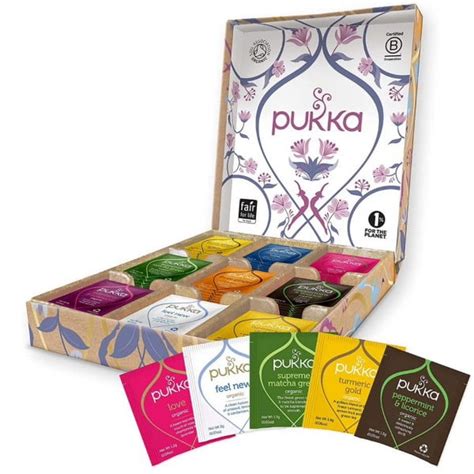 Pukka Herbs Tea Selection Luxury Gift Box Collection Of Organic