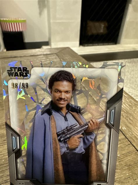 Lando Calrissian Web Pattern Topps Star Wars High Tek Nycc