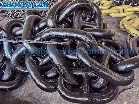 Class Approval U1 U2 U3 Flash Butt Welded Stud Link Marine Anchor Chain