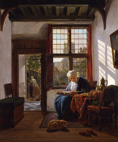 Artnau On Twitter Woman Reading At A Window By Abraham Van Strij